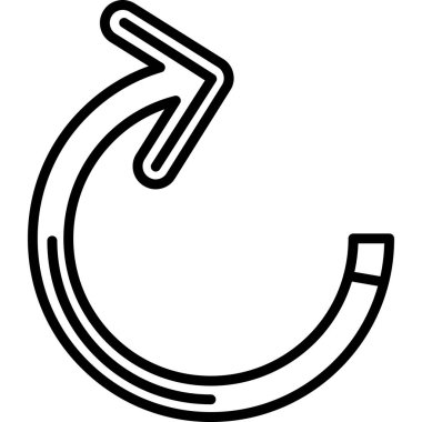 ok simgesi, vektör illüstrasyonu