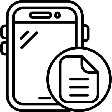 - Telefon. Web simgesi basit illüstrasyon