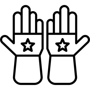 Yıldız simgesi. Web vektör illüstrasyonu