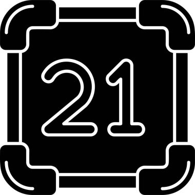 Moda stili izole edilmiş arkaplanda 27 saatlik servis simgesi