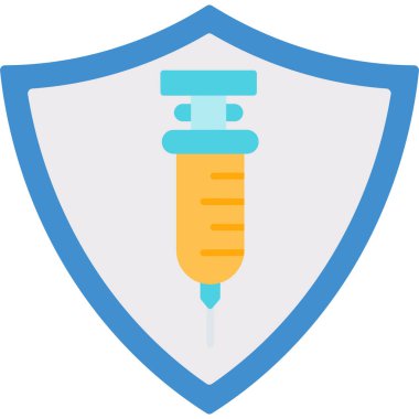 tıbbi ve sağlık renkli çizgi vektör simgesi.