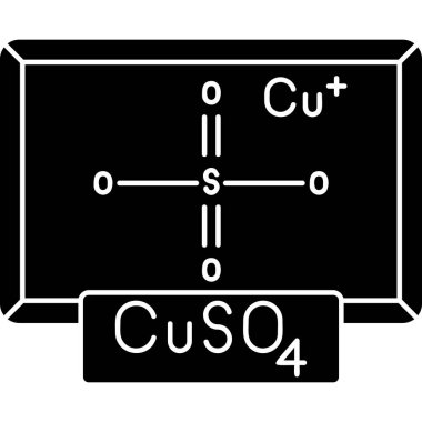 Karbondioksit kimyasal element simgesi. Web tasarımında izole edilmiş kimya vektörü simgesinin ana hatları