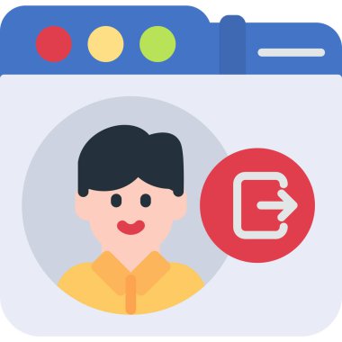 düz biçimli kullanıcı simgesi