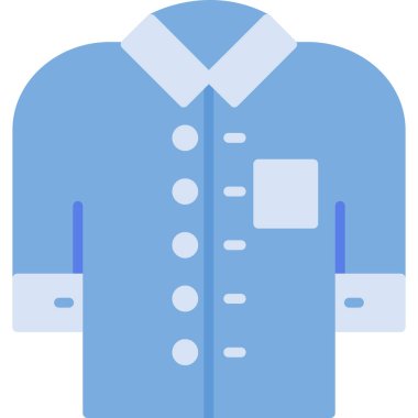 Ceket. Web simgesi basit illüstrasyon