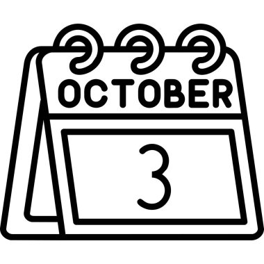 Takvim simgesi tasarımı, vektör illüstrasyonu