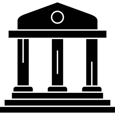 Banka oluşturma vektör simgesi