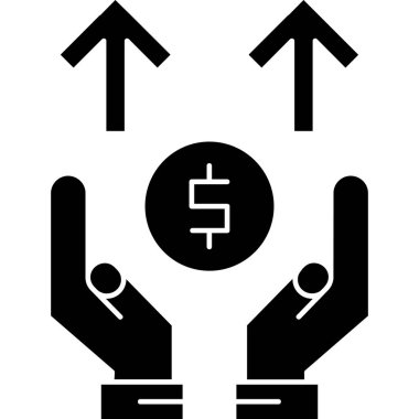 Para için. Web simgesi basit tasarım