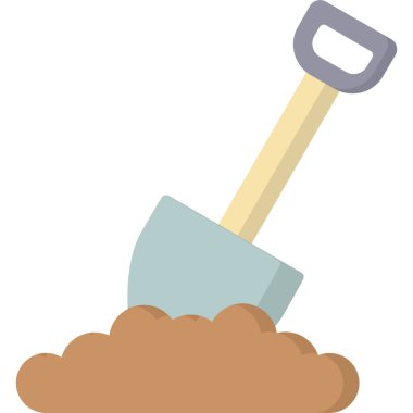 Kova vektör resimli kürek