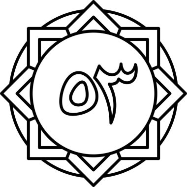 Çince burç işaretleri, burç sembollerinin çizimi, simge, beyaz arka planda izole edilmiş.