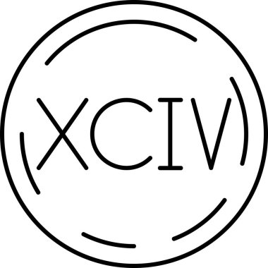 x x x x dış çizgi simgesi