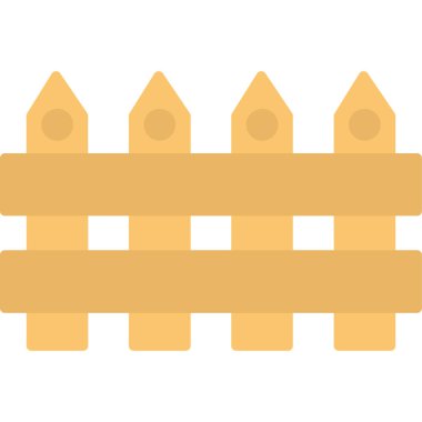 çit simgesi vektör illüstrasyonu