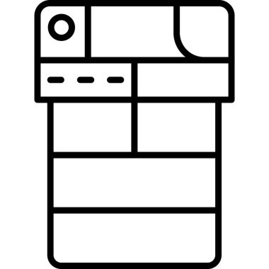 Kitap. Web simgesi basit illüstrasyon