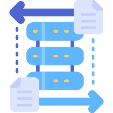 veritabanı veritabanı simgesi ana hat biçiminde