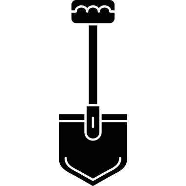 Kürek. Web simgesi basit tasarım