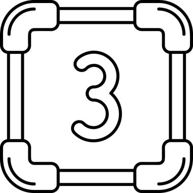 b b simgesinin vektör illüstrasyonu