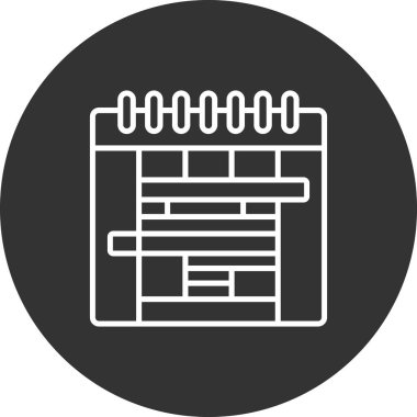 Modern yapı simgesinin vektör illüstrasyonu