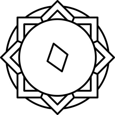 Güzel bir süsün vektör çizimi