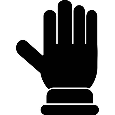 El hareketi ikonu. düzenlenebilir vektör