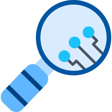 araştırma web simgesi basit vektör illüstrasyonu