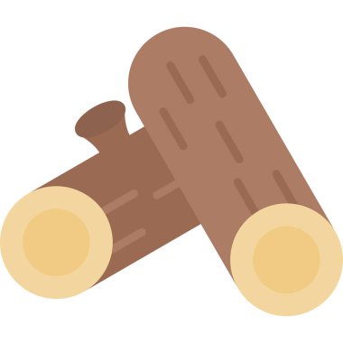 Çizgi film ahşap oyuncağının vektör çizimi