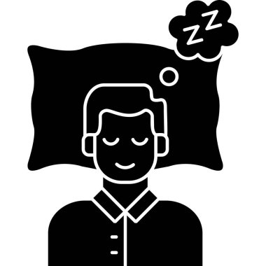 Çanta ikonlu bir adam. Çantası olan adam ve adamın basit tasarımı. Web tasarımı