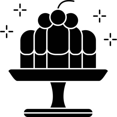 yiyecek ikonu vektör illüstrasyonu