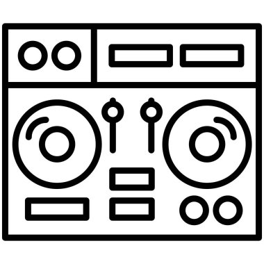 Müzik ikonu. özet vektör illüstrasyonu