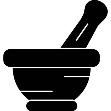 Kase yemek ikonu elle çizilmiş