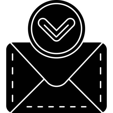 posta zarfı e- posta simgesi ana hat biçiminde