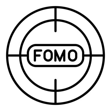 Hedef simgenin vektör illüstrasyonu