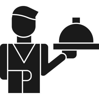 Şef gıda vektör çizim ile