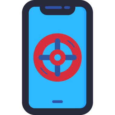 Cep telefonu. Basit resimleme