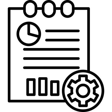 Dişli Ayarları Simge Vektör Çizimi