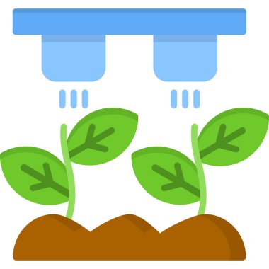 Bahçe. Web simgesi basit tasarım