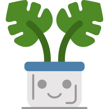 Kaktüs bitkisi, illüstrasyon, beyaz arkaplan üzerindeki vektör.