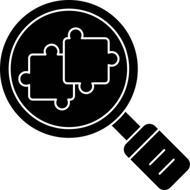 Bir büyüteçin vektör çizimi