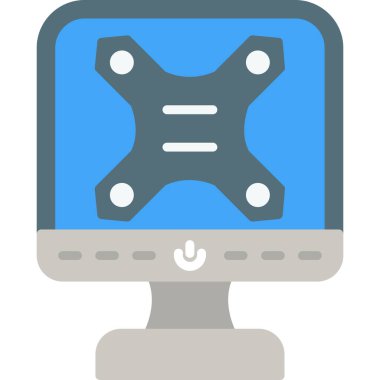 Kamera. Web simgesi basit illüstrasyon