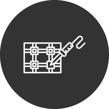 Seo simgesinin vektör illüstrasyonu