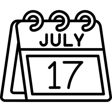 Takvim simgesi tasarımı, vektör illüstrasyonu