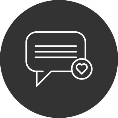 Konuşma baloncuğu simgesi, vektör illüstrasyonu