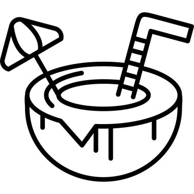 Dondurma ikonu. Beyaz üzerinde izole edilmiş web tasarımı için dondurma vektör simgesinin ana hatları