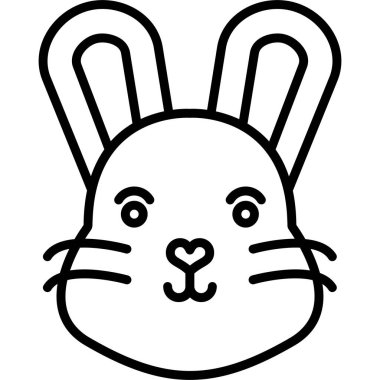 Paskalya tavşanı ikonu.