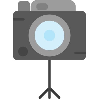 Kamera. Web simgesi basit illüstrasyon