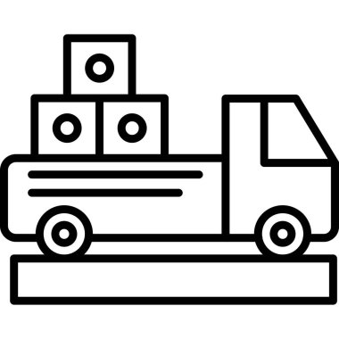 Kutulu kamyon. Basit tasarım