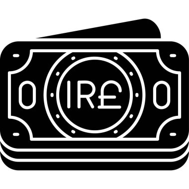 Nakit para ikonu. Beyaz arkaplanda izole edilmiş web tasarımı için para nakit vektör simgesi basit illüstrasyonu