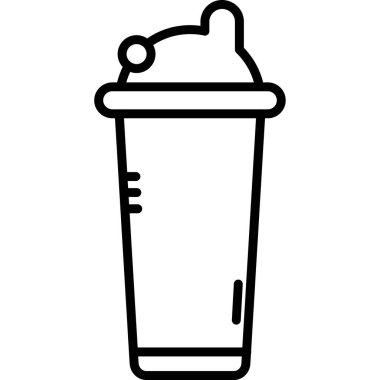 kahve fincanı simgesi, vektör illüstrasyonu