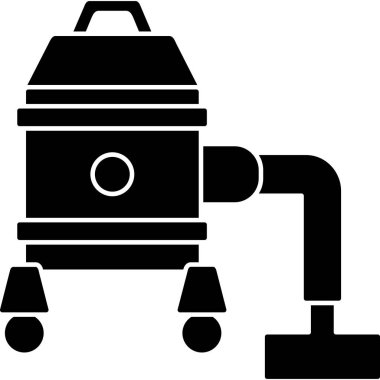 Su musluğu ve kova ikonu. vektör illüstrasyonu