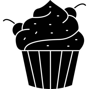 Çörek. Web simgesi basit illüstrasyon