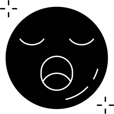 Bir yüzün vektör illüstrasyonu