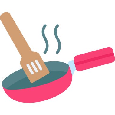 Barbekü. Web simgesi basit illüstrasyon